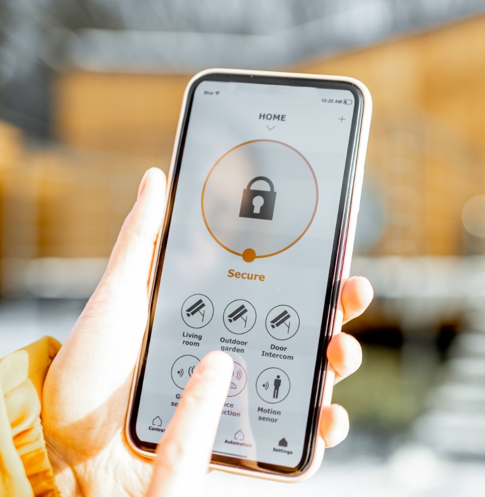 setting up security on a phone